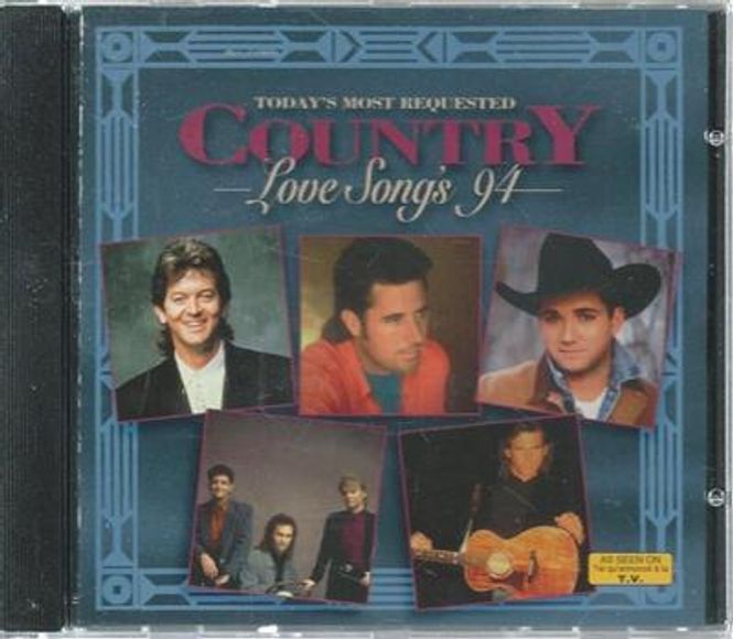 Hovedbilde Todays Most Requested Country Love Songs `94 (CD) Diverse ...