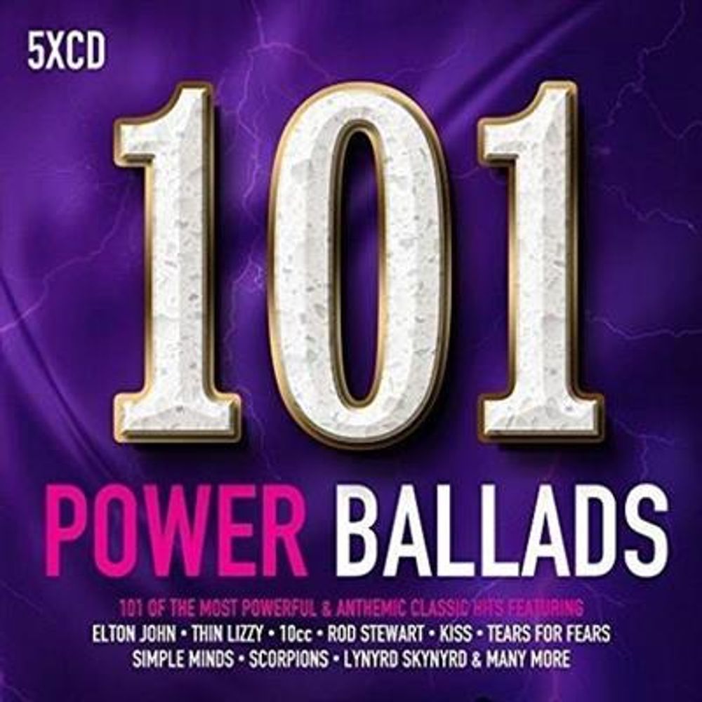 101 Power Ballads (5CD) Diverse artister