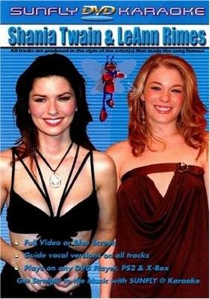 Shania Twain & LeAnn Rimes Sunfly Karaoke DVD