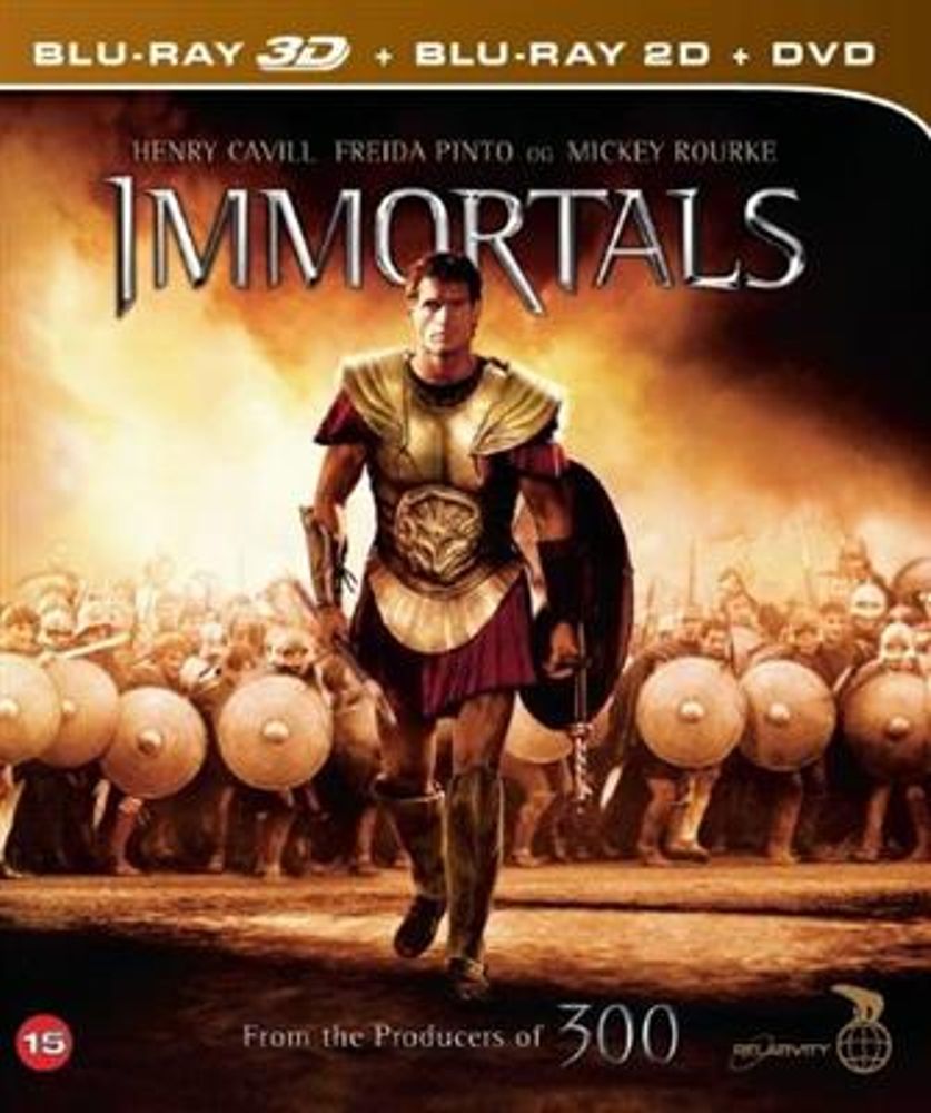 Immortals (3D Blu-ray + Blu-ray + DVD)
