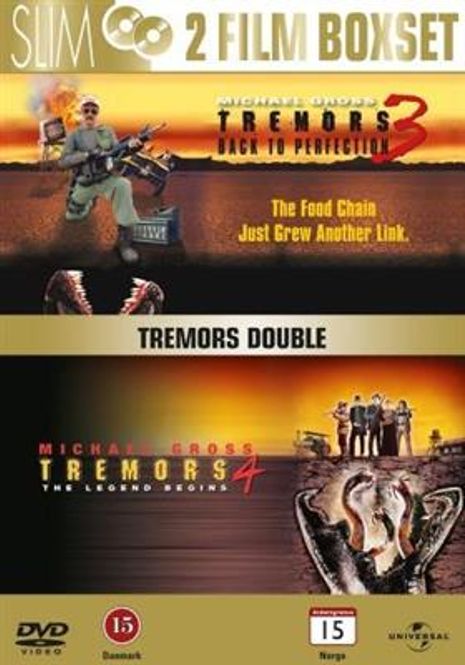 Hovedbilde Tremors 3 / Tremors 4 (Marksommer) (DVD)