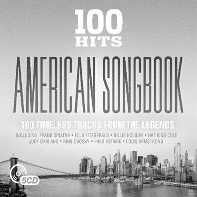 Hovedbilde 100 Hits American Standards (5CD) - Diverse Artister