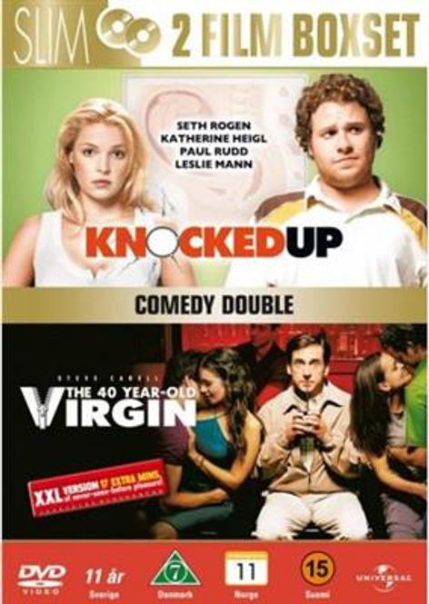 Hovedbilde Knocked Up / The 40 Year-Old Virgin (DVD) 2 filmer i En