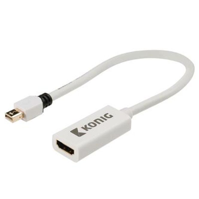 Hovedbilde Mini-DisplayPort - HDMI-adapterkabel, Mini-DisplayPort-hann ...
