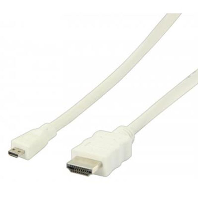 Hovedbilde Høyhastighets-HDMI-kabel med Ethernet HDMI-mikrokontakt - ...
