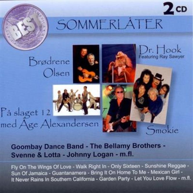 Hovedbilde Sommerlåter (2CD) Diverse artister