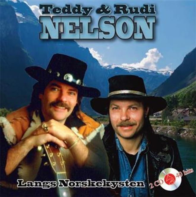 Hovedbilde Teddy & Rudi Nelson - Langs Norskekysten - 40 Hits (2CD)