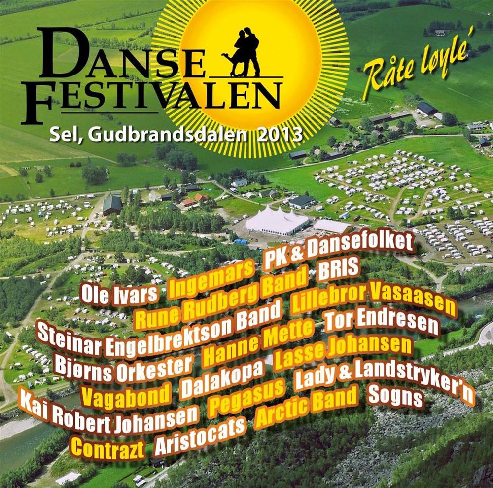Dansefestivalen i Sel 2013 (CD) Diverse Artister