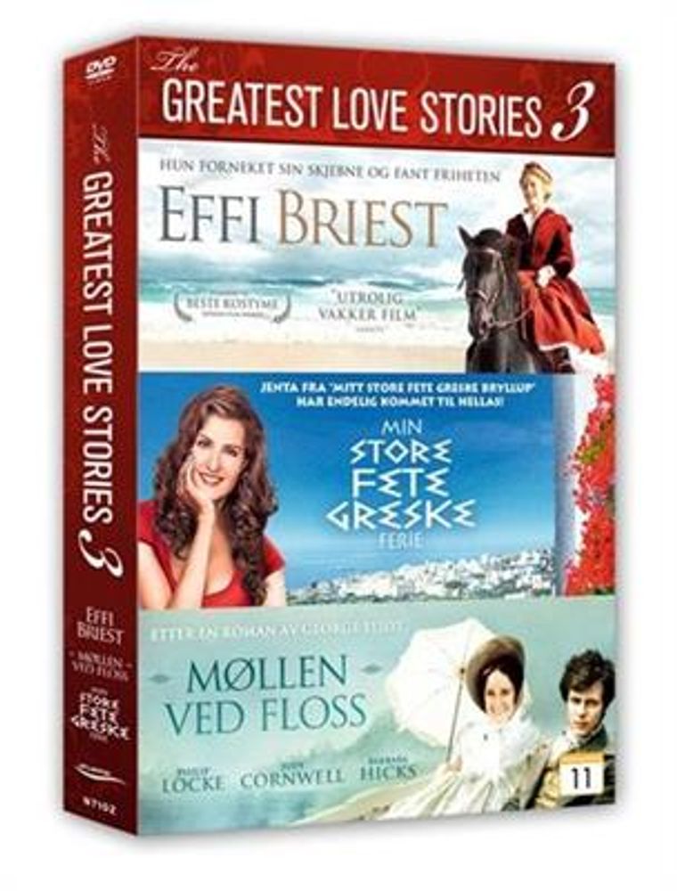 The Greatest Love Stories 3 (DVD) 3 Filmer i En