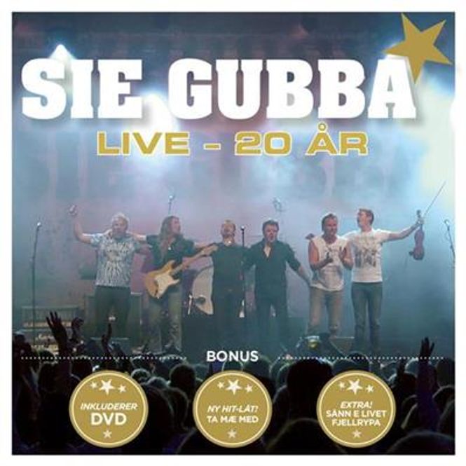 Hovedbilde Sie Gubba - Live 20 År (CD+DVD)