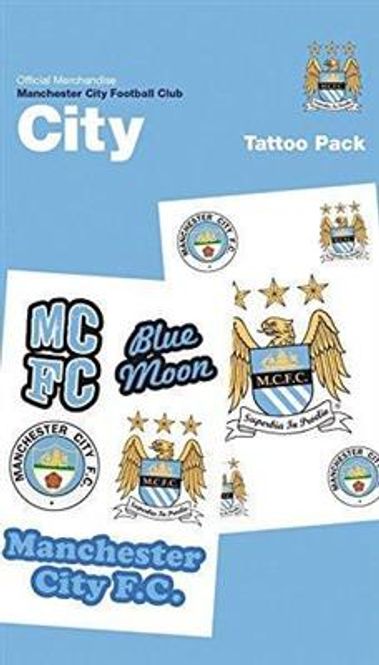 Hovedbilde Manchester City Tattos - Pakke med 10 stk.