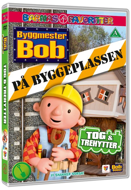Hovedbilde Byggmester Bob På Byggeplassen - Tog Og Trehytter (DVD)