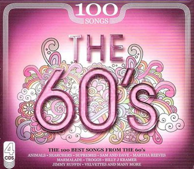 Hovedbilde The 60`s - 100 Songs (4CD) Diverse artister
