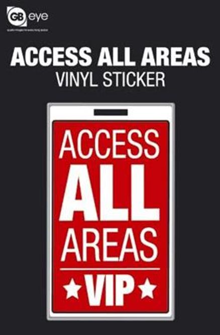 Hovedbilde Access All Areas Vip - Vinyl Sticker