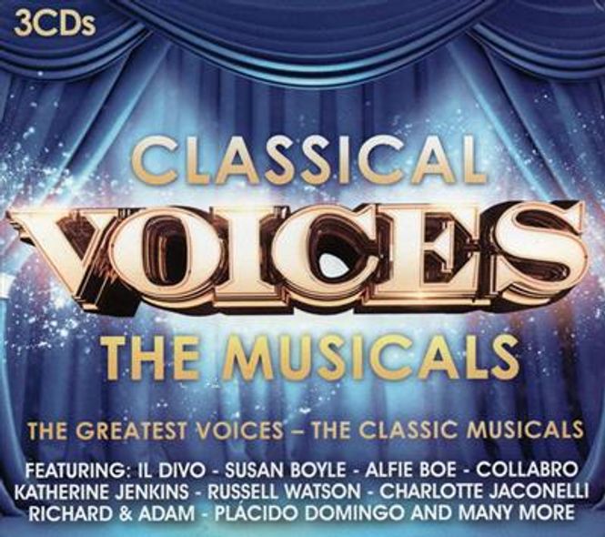Hovedbilde Classical Voices The Musicals (3CD) Diverse artister