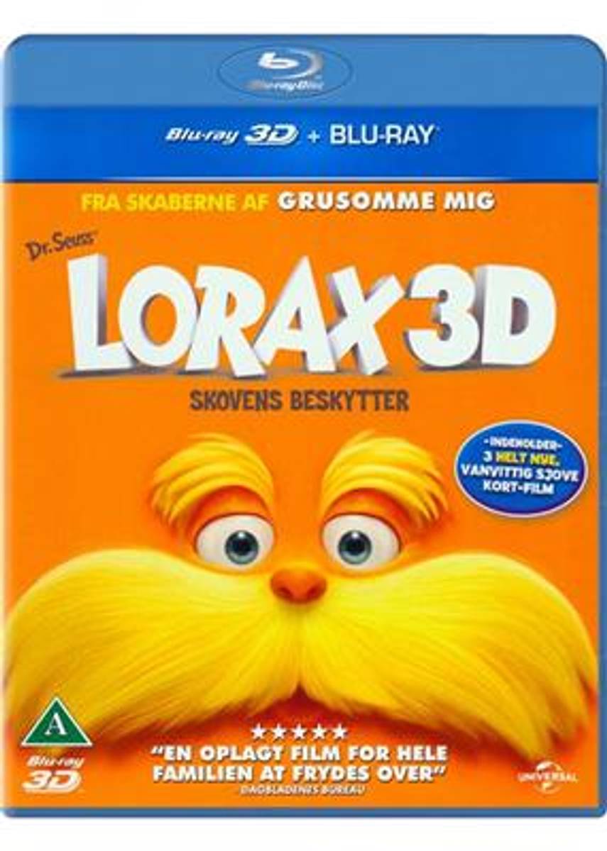 Lorax - Skogens Vokter (3D Blu-ray + Blu-ray)