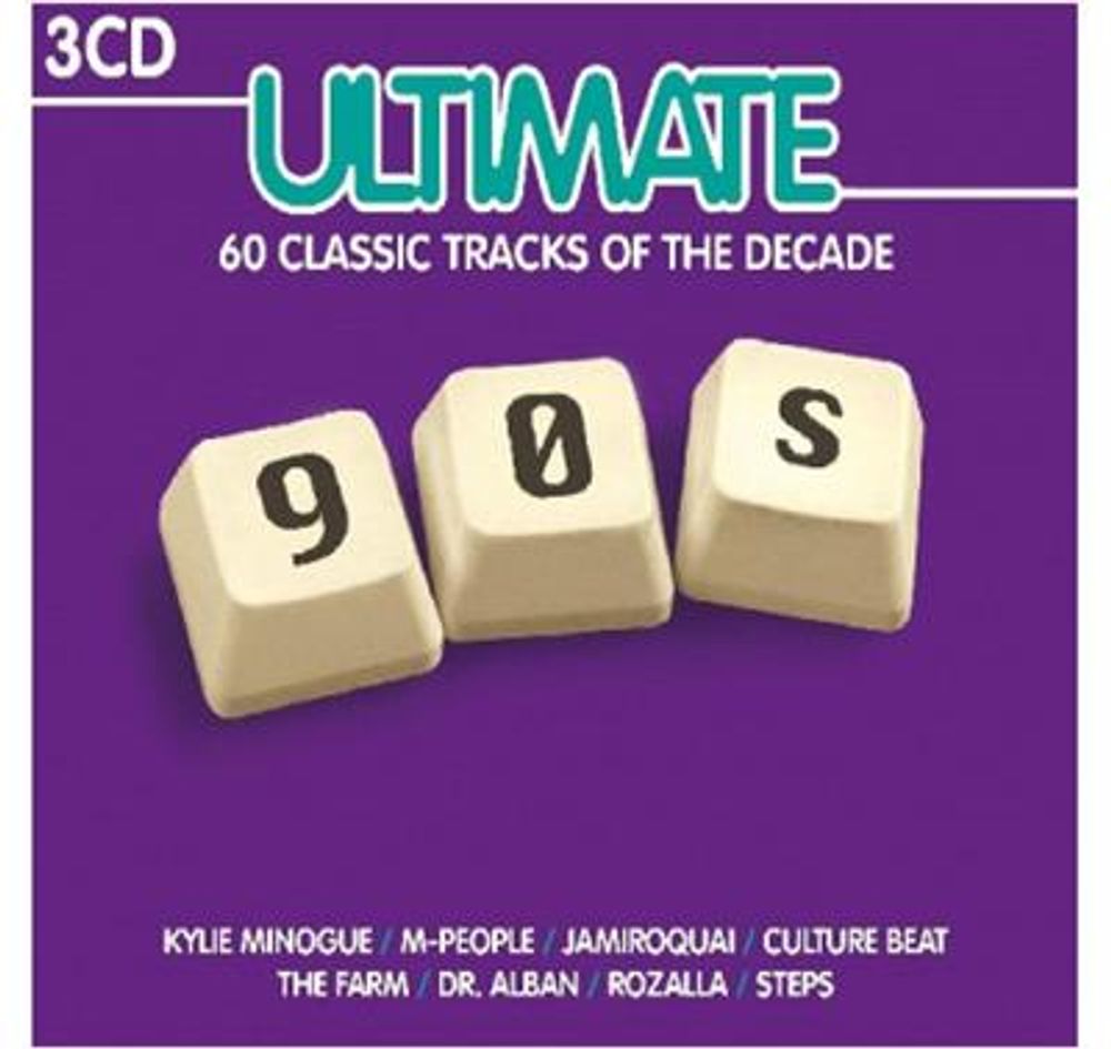 Ultimate 90s (3CD) Diverse artister 90 talls musikk