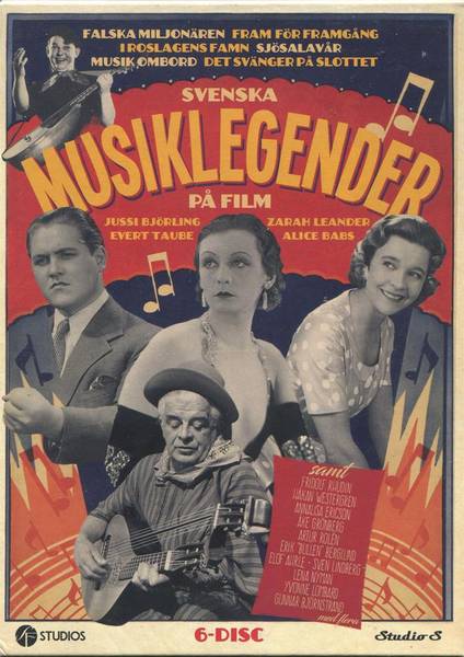 Hovedbilde Svenska Musiklegender (DVD-6-disc)