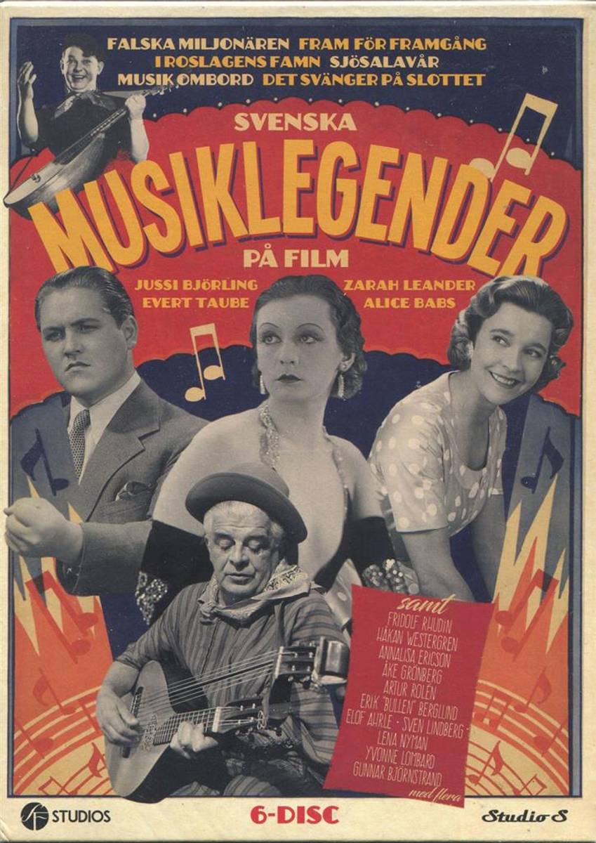 Svenska Musiklegender (DVD-6-disc)