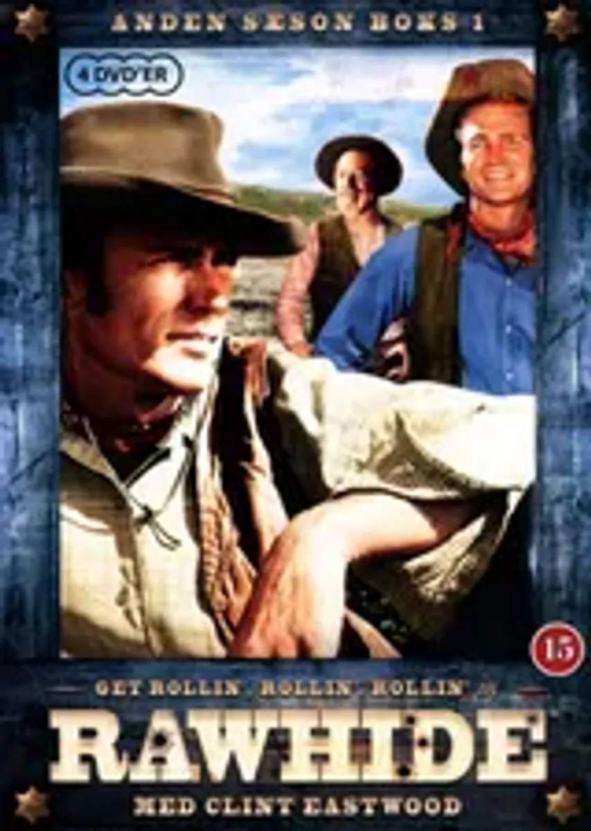 Rawhide - Sesong 2 Del 1 (4-Disc DVD) med Clint Eastwood
