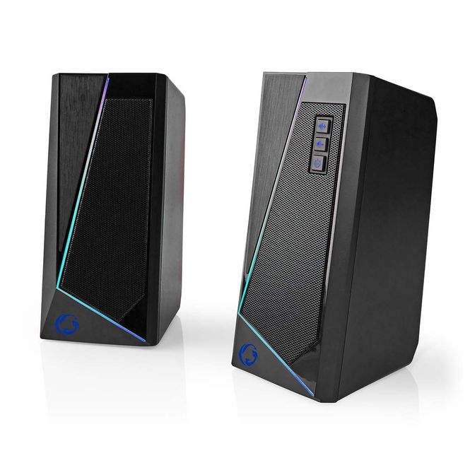 Hovedbilde Gaming Høyttaler 2.0 Stereo 18watt - LED-lys - Nedis