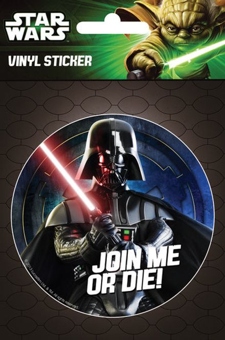 Hovedbilde Star Wars Vinyl Sticker Join Me Or Die