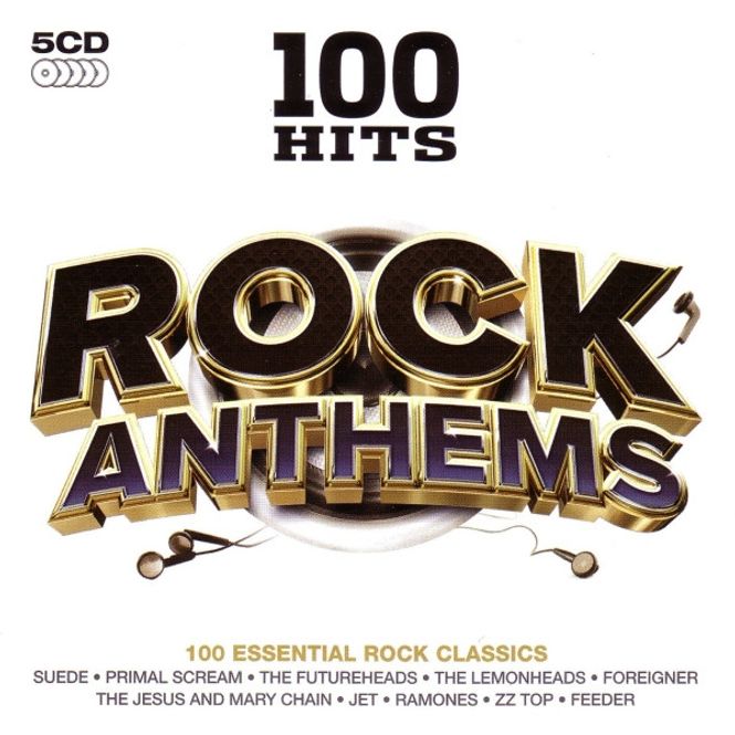 Hovedbilde 100 Hits Rock Anthems (5CD) Diverse artister