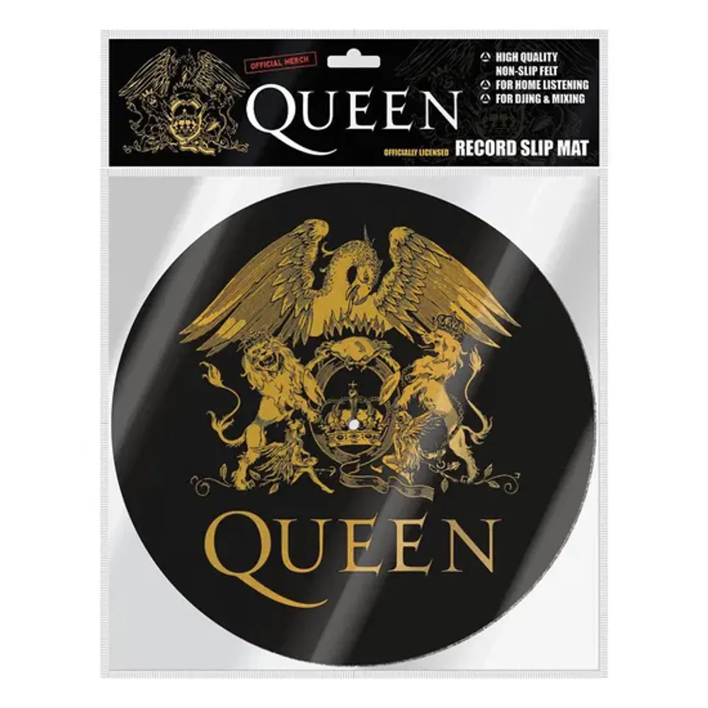 Slipmatte Queen Logo Slipmat for Platespilleren