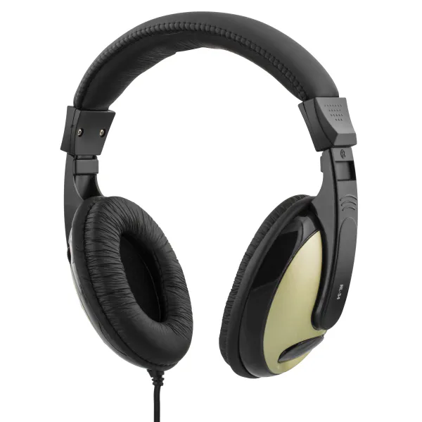Hovedbilde Hodetelefoner Med Volumkontroll 3,5mm Plugg og, 2,5m kabel, ...