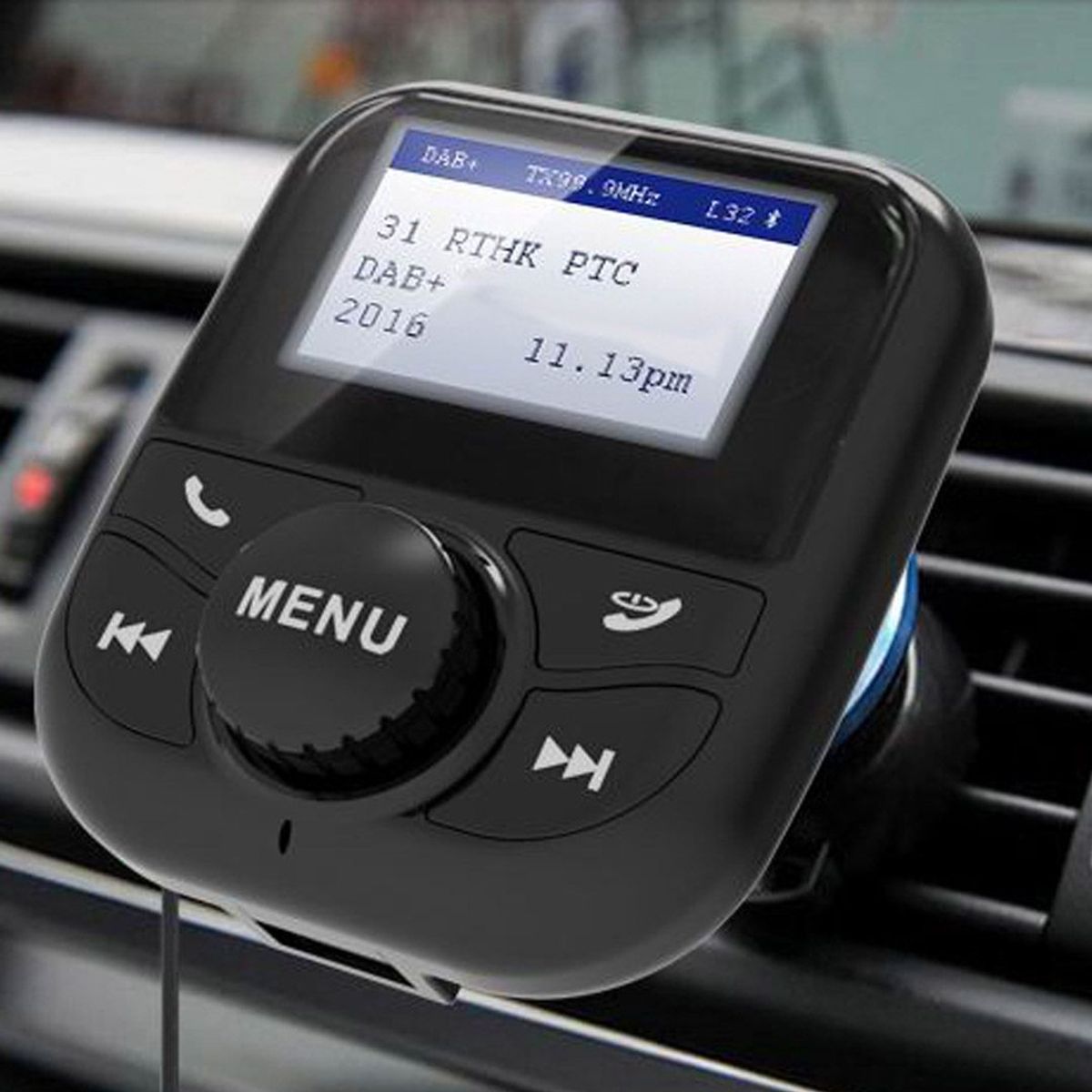 DAB+ Adapter med Bluetooth, Aux og Handsfree kobling
