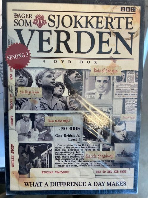 Hovedbilde Dager Som Sjokkerte Verden - Sesong 3 (4-Disc-DVD)