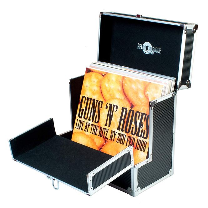 Hovedbilde Platekoffert - Svart Vinylkoffert for opptil 40 LP-plater - ...