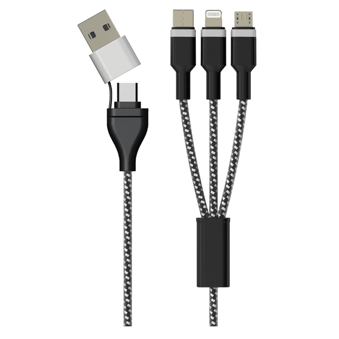 Hovedbilde Alt i En Ladekabel 6 i En Kabel til alle ladbare enheter - ...