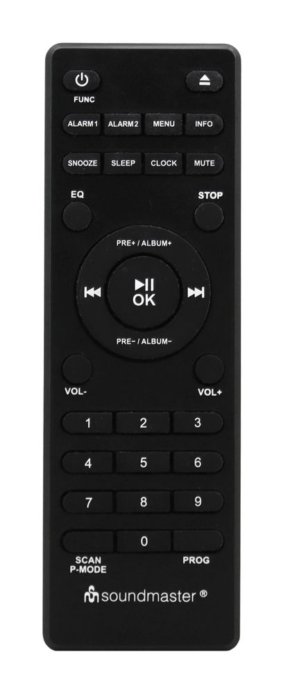 Stereo Music Centre med DAB+/FM, CD/MP3, USB, Bluetooth - Soundmaster DAB980SW