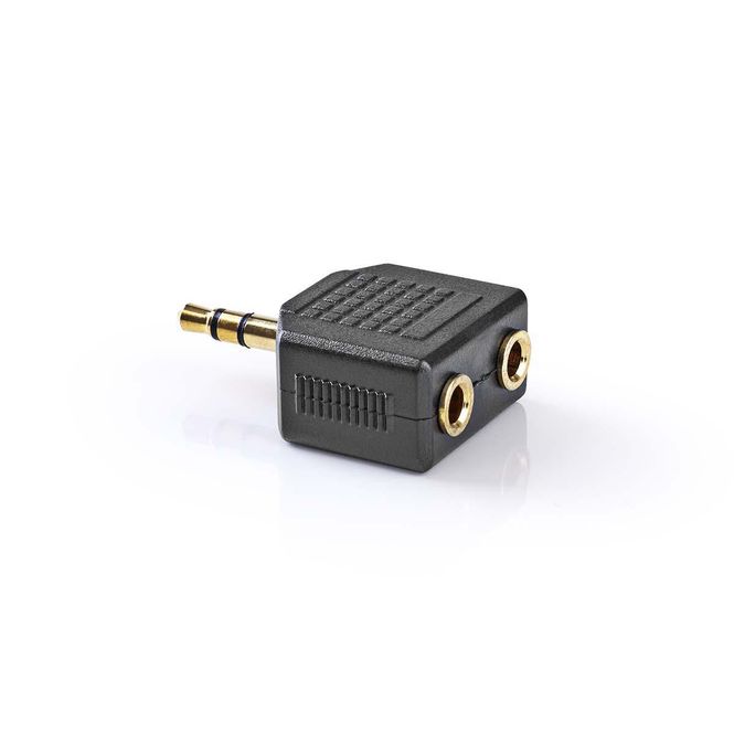 Hovedbilde Stereo Adapter Mini-Jack 2 x Hun til 1 x Han - 2x3,5mm Hun ...