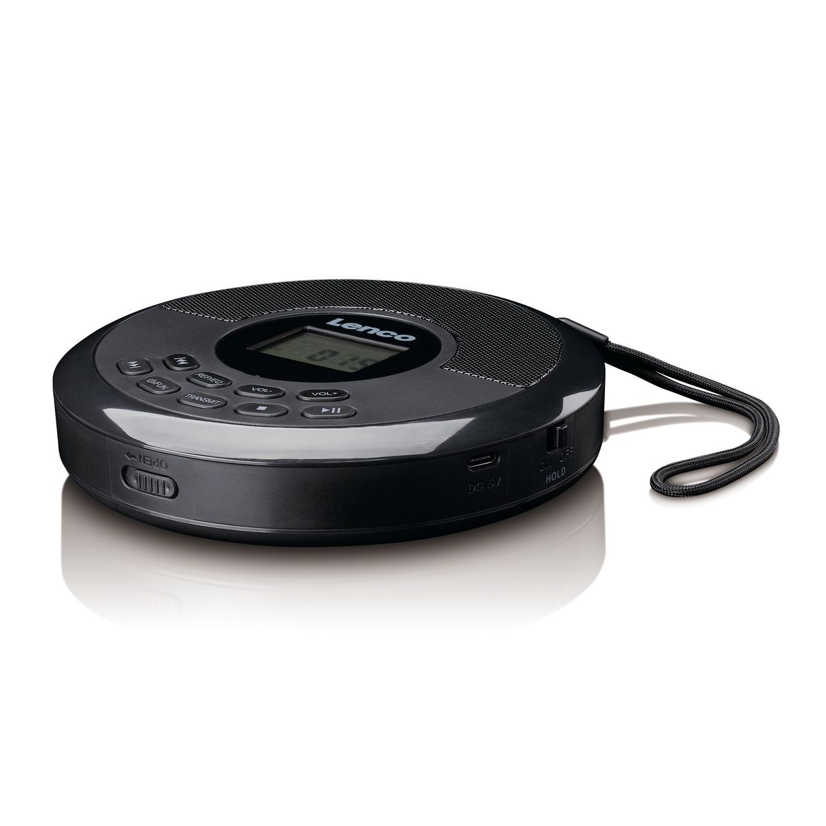 Discman med Bluetooth og Innebygde Høyttalere - Lenco