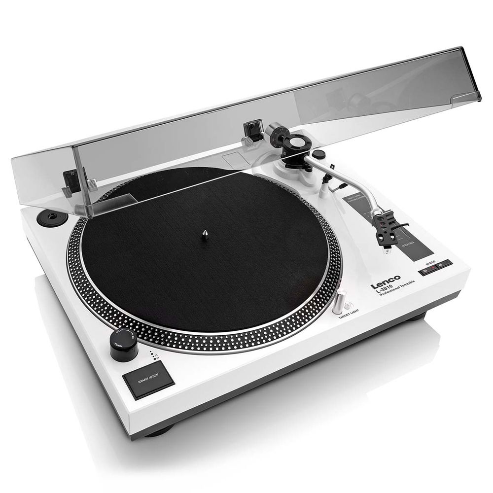 Lenco L-3810 - Direktedrevet platespiller - USB Opptak - 33 & 45 RPM