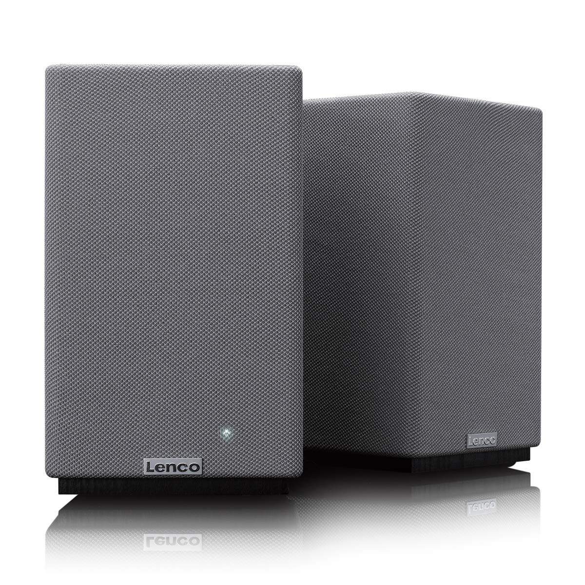 Stereo Bokhyllehøyttalere med Bluetooth 2x40w RMS med Fjernbetjening - Lenco