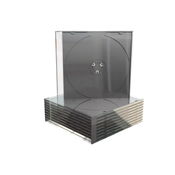 Hovedbilde CD Slimcase 5,2 mm 10 stk i pk. Transparent/svart - ...