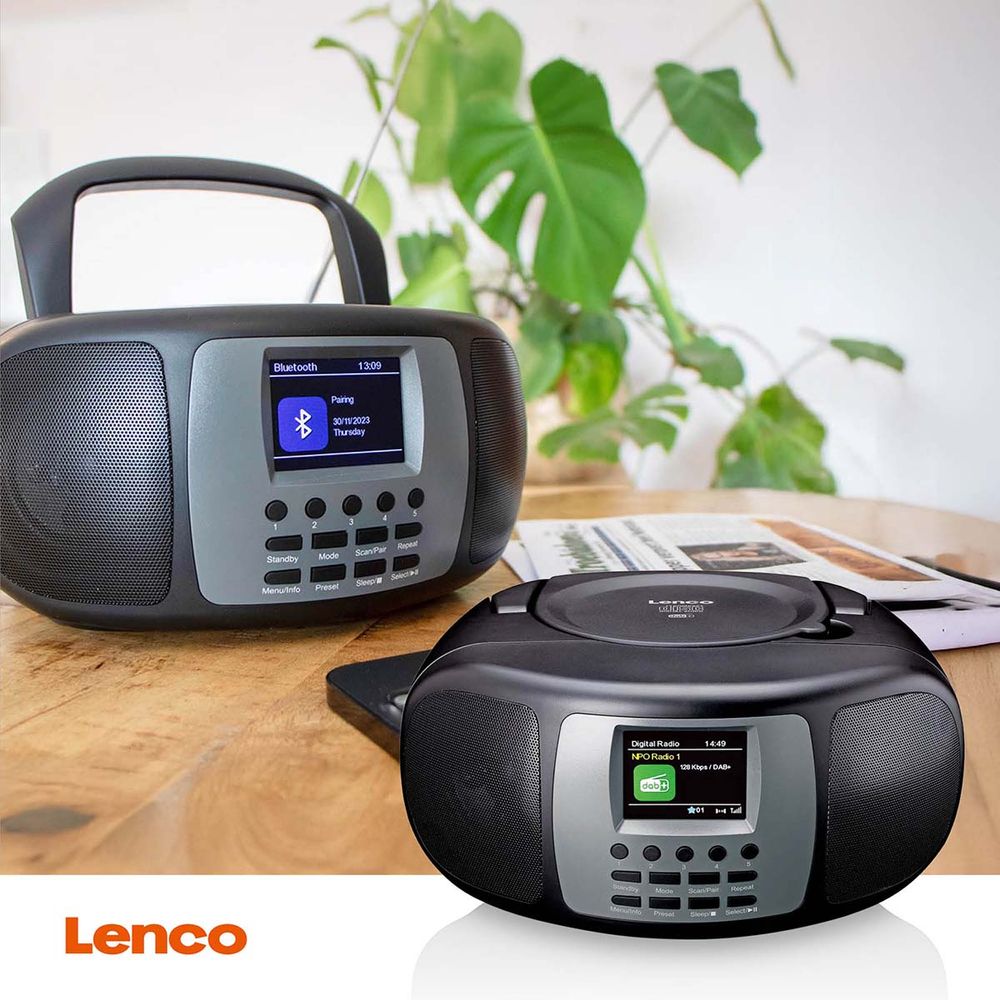 DAB+ Radio med CD-spiller og Bluetooth - Lenco