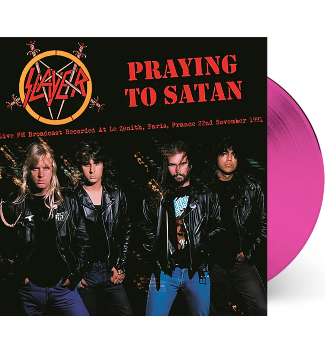 Slayer – Praying To Satan (Recorded At Le Zenith, Paris, France 22nd November 1991) (Vinyl - Pink)
