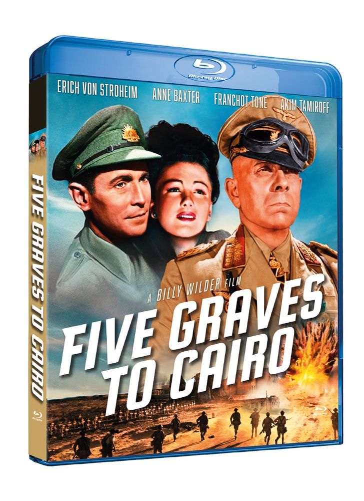 Five Graves To Cairo / Veien Til Kairo (1943) (Blu-ray)