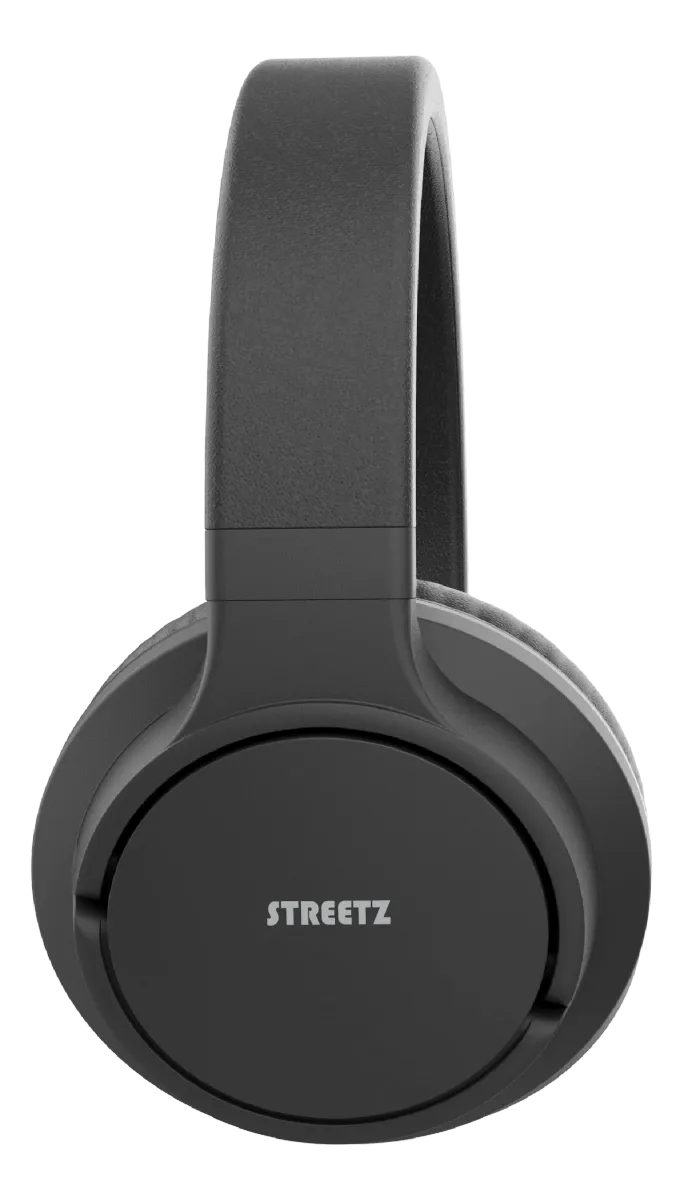 Streetz BT510 Black Active Noise Cancelling Bluetooth Headphones