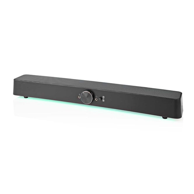 Hovedbilde Gaming Høyttaler - Stereo Soundbar 30 watt med Led-lys - ...