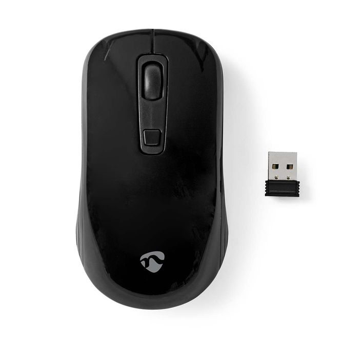 Hovedbilde Trådløs Mus - 800-1600 DPI - 4 knapper - Sort - Nedis ...