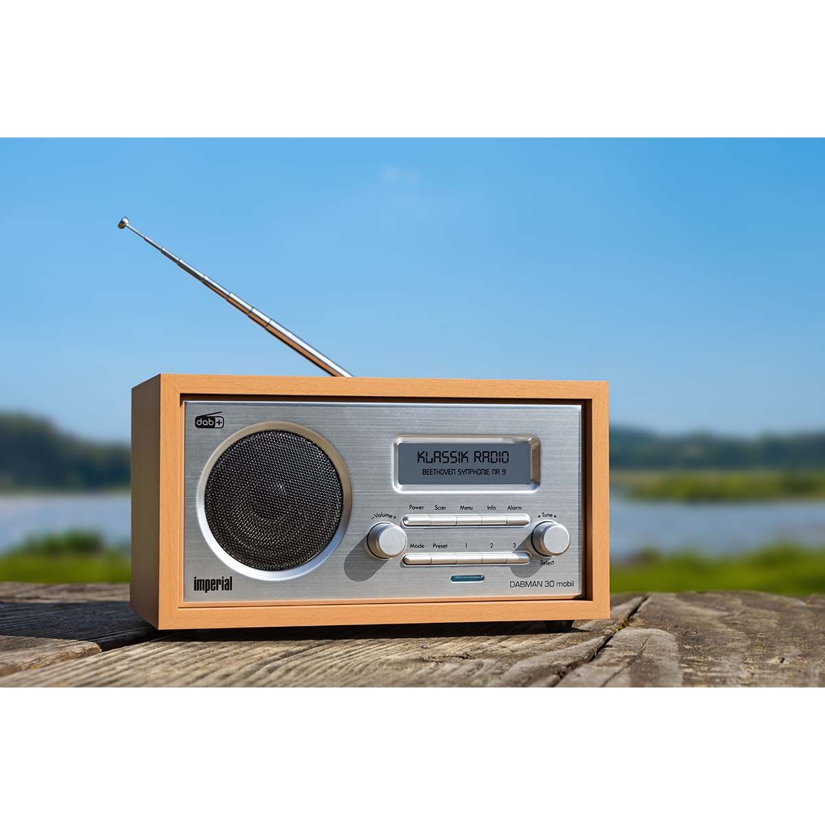 DAB+ Radio DABMAN 30 Mobil - Powerbank - 20 timer batteritid