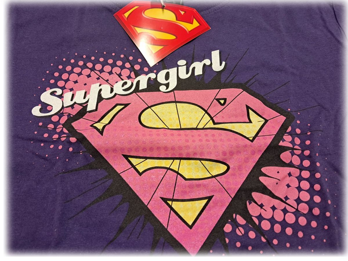 T-Skjorte - Supergirl Logo - Girlie T-shirt